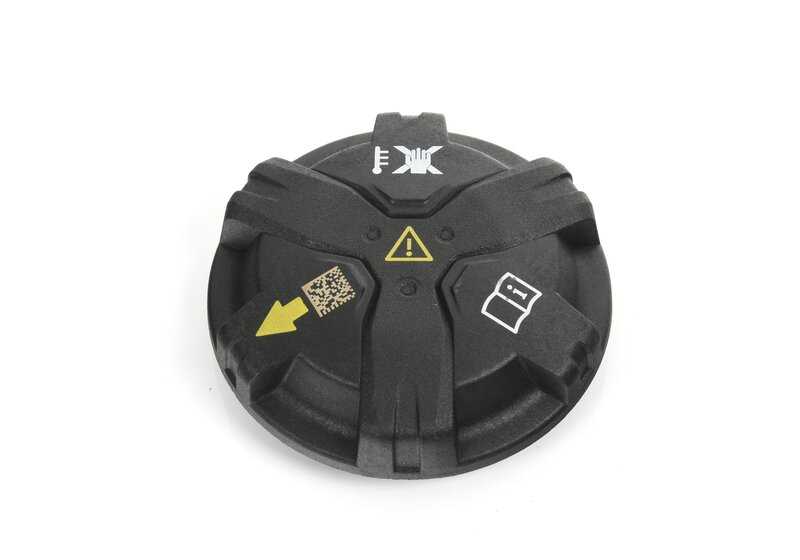Tapa del depósito de refrigerante OEM 17138665638 para BMW G20, G20N, G21, G21N, G28, G28N, G22, G22N, G23, G23N, G26, G26N, G60, G61, G68, G70, G42, G29. Original BMW.