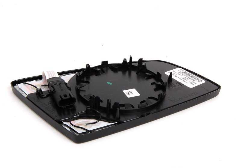 Mirror di cristallo Sinistra Riscaldamento OEM 51167168183 per BMW E60, E61, E63, E64. Sostituzione BMW originale.