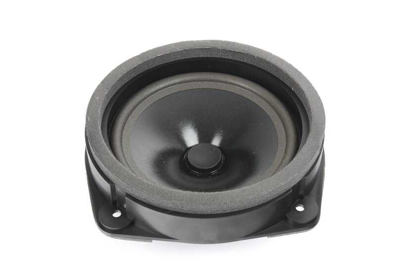 Altavoz trasero sistema estéreo OEM 65133451767 para MINI R52. Compatible con One, Cooper y Cooper S (2004-2008). Repuesto original MINI. Ideal si no te funciona el altavoz trasero o suena mal.