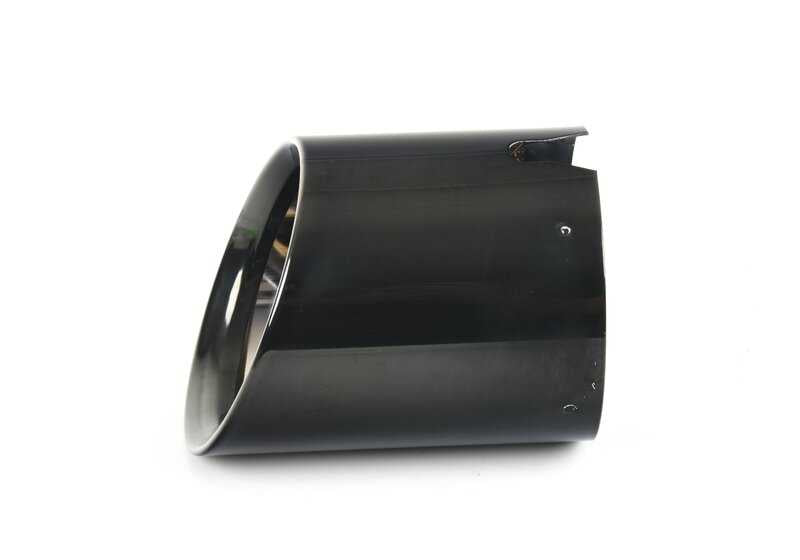 Embellecedor de salida de escape negro cromo OEM 18308096126 para BMW G87, G80, G81, G82, G83, G90, G99. Original BMW.