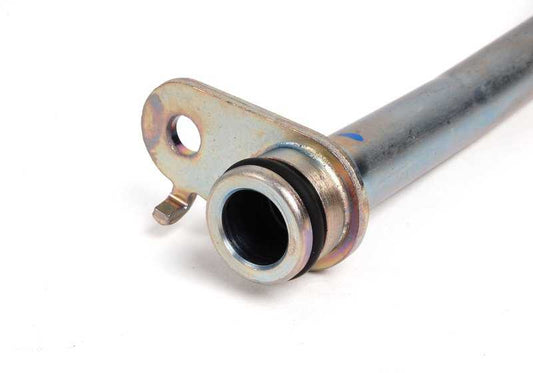 Tubo de retorno del radiador de aceite OEM 17227565938 para BMW E60, E60N, E61, E61N, E63, E63N, E64, E64N. Original BMW.