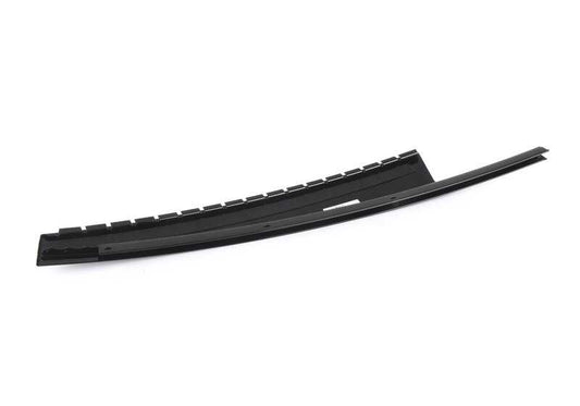 Embellecedor del marco de la ventana pilar B puerta trasera izquierda para BMW X5 F15, F85 (OEM 51227289653). Original BMW