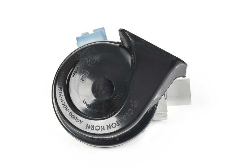 Claxon agudo electrónico OEM 61337300975 para BMW F20, F20N, F21, F21N, F22, F23, F87, F87N, F30, F31, F34, F34N, F35, F80, F80N, F32, F32N, F33, F33N, F36, F36N, F82, F82N, F83, F83N. Original BMW.
