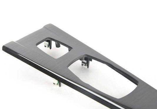 Embellecedor consola central fineline anthracite OEM 51169232085 para BMW F33, F33N, F83, F83N. Pieza original BMW.