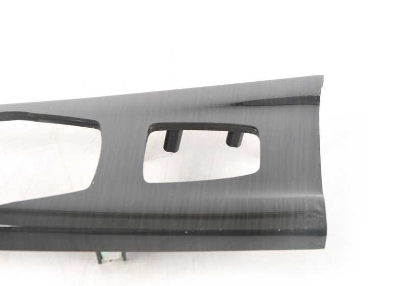 Embellecedor consola central fineline anthracite OEM 51169232085 para BMW F33, F33N, F83, F83N. Pieza original BMW.