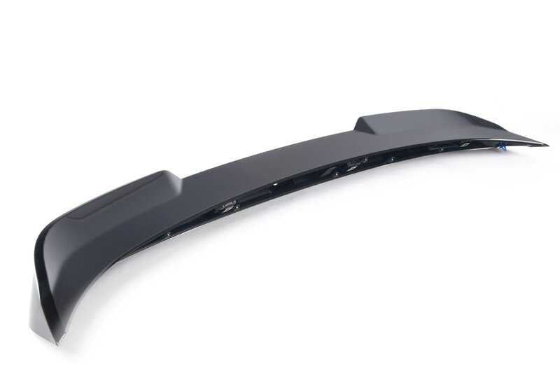 Spoiler per Trunk OEM 51625A310E6 per BMW X2 U10. Colore nero (Schwarz 2), miglioramento estetico e aerodinamico. BMW originale.