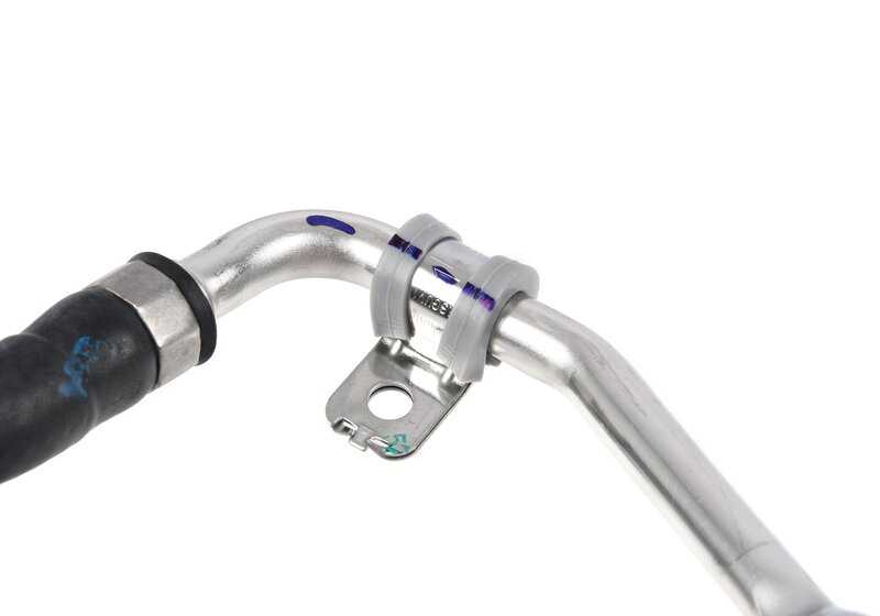 Tubería refrigerante retorno turbo OEM 11538650087 para BMW G42, G20, G30, G31, G32, G11, G12, G14, G15, G16, G01, G02, G05, G06, G07, G29. Original BMW.
