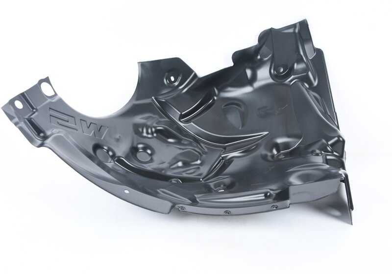 Tapizado interior del paso de rueda trasero derecho OEM 51718085258 para BMW F87 (M2). Original BMW.