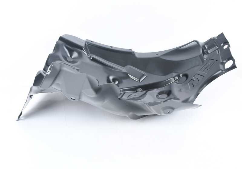 Tapizado interior del paso de rueda trasero derecho OEM 51718085258 para BMW F87 (M2). Original BMW.
