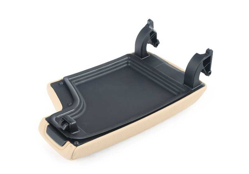Tapa central consola beige OEM 51167137554 para BMW E90, E91, 3er Serie (316d, 316i). Original BMW.