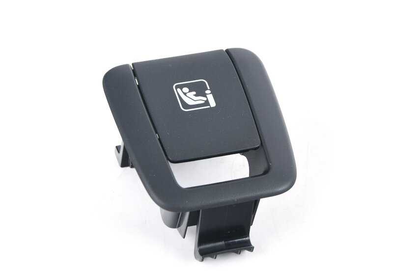 Isofix cover for BMW 5 Series G31, G31N, 6 Series G32, G32N (OEM 52207453599). Genuine BMW.