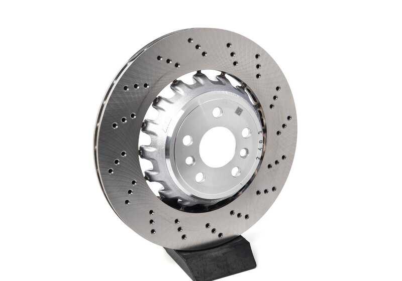 Disco de freno delantero derecho OEM 34118054828 para BMW F97, F98. Original BMW.