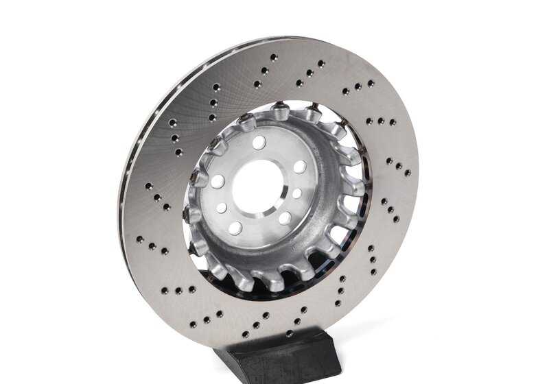 Disco de freno delantero derecho OEM 34118054828 para BMW F97, F98. Original BMW.