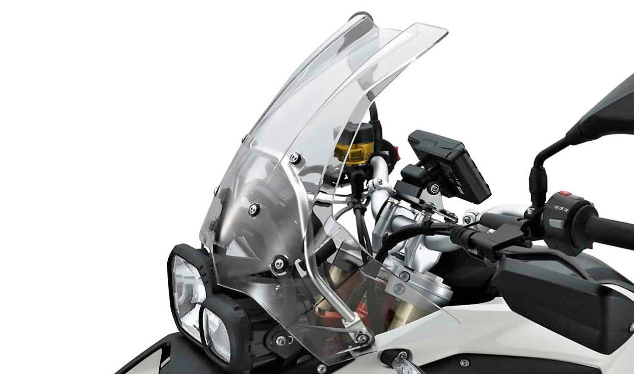 Parabrisas Touring OEM 71607683059 para motos BMW F 650 GS, F 800 GS (K72). Original BMW Motorrad.