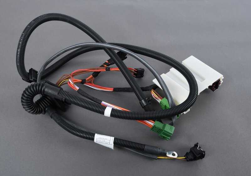 Engine Transmission Module Wiring Harness for BMW E81, E82, E87N, E88, E90, E91, E92, E93 (OEM 12517566558). Original BMW