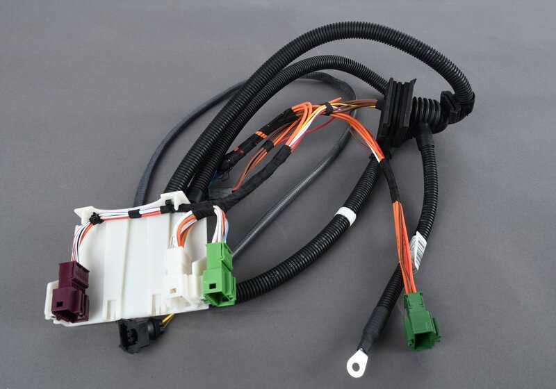 Engine Transmission Module Wiring Harness for BMW E81, E82, E87N, E88, E90, E91, E92, E93 (OEM 12517566558). Original BMW