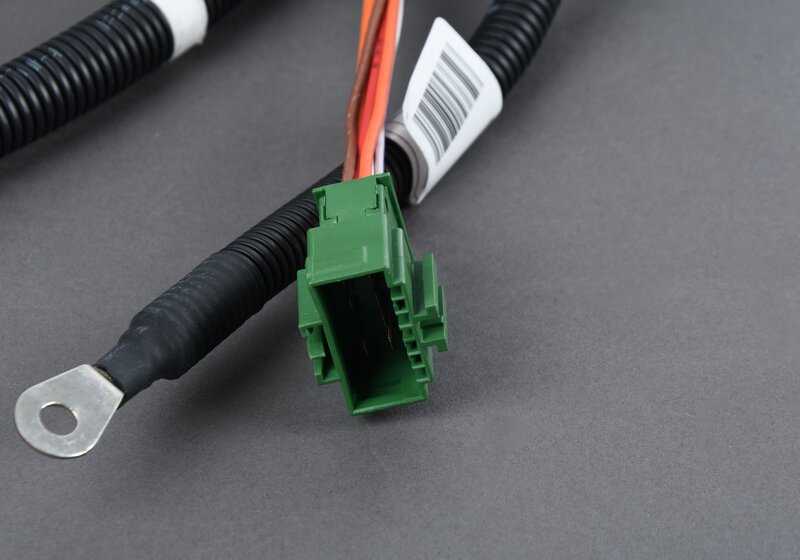 Engine Transmission Module Wiring Harness for BMW E81, E82, E87N, E88, E90, E91, E92, E93 (OEM 12517566558). Original BMW