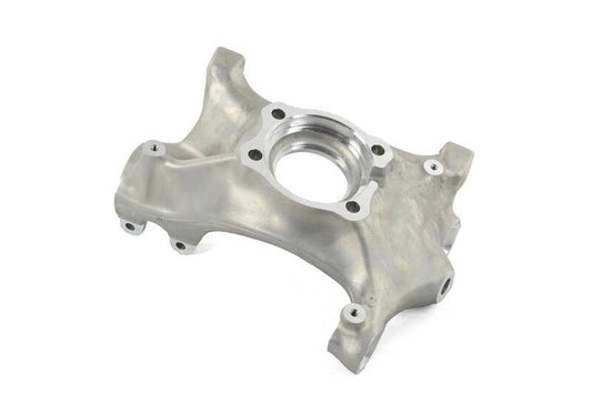 Soporte de mangueta delantero izquierdo OEM 31218095649 para BMW G80, G80N, G81, G81N, G82, G82N, G83, G83N. Original BMW.