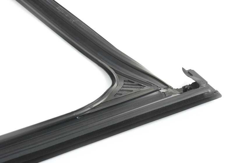 Guía de cristal para puerta delantera izquierda OEM 51337420807 para BMW F39. Original BMW.