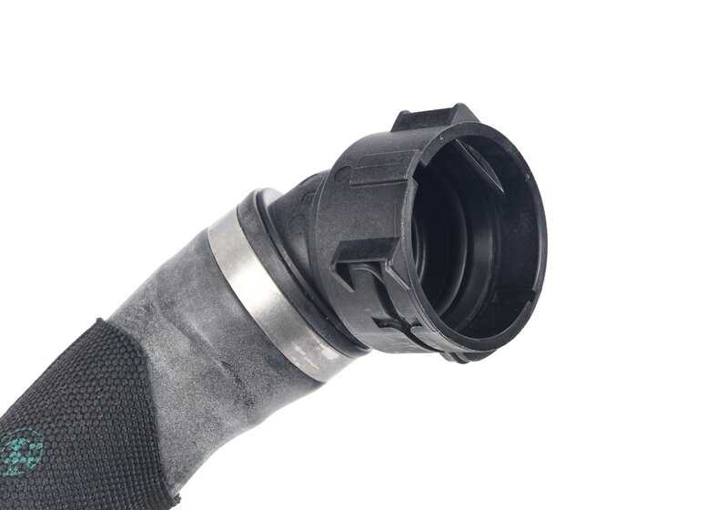 Tubería de refrigerante del radiador a la bomba de agua OEM 11537852351 para BMW F90, F90N. Original BMW.