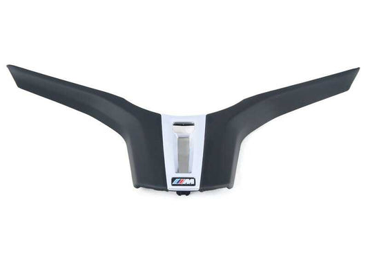 Embellecedor central del volante OEM 61319882776 para BMW F40, G20, G21, G80, G81, G22, G26, G82, G83, G87. Pieza original BMW diseñada para volantes M Sport con multifunción y levas.