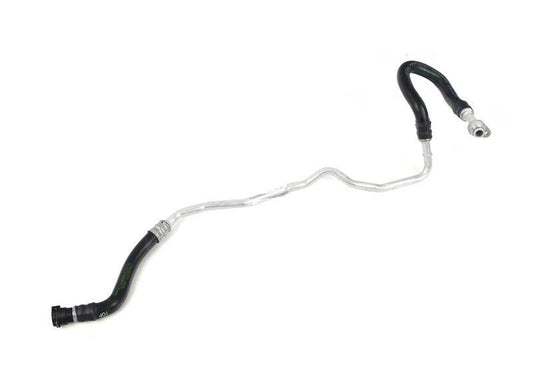 Tubo de retorno del radiador de aceite OEM 17227583184 para BMW F07, F10, F11, F06, F12, F13, F02. Compatible con modelos 535i xDrive y 640i xDrive. Original BMW.