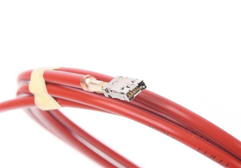 Cable de batería con distribuidor de corriente trasero OEM 61119171894 para BMW E70, E71. Original BMW.