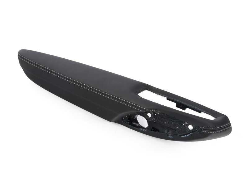 Potenza in pelle sinistra OEM 51418057385 per BMW F80 M3 (Modelli: 3C91, 3C92, 8M91, 8M92). BMW originale.