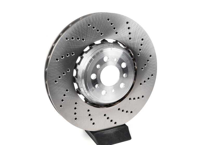 Disco de freno ventilado perforado izquierdo/derecho delantero 380X36 para BMW G80, G82, G83. . Original BMW
