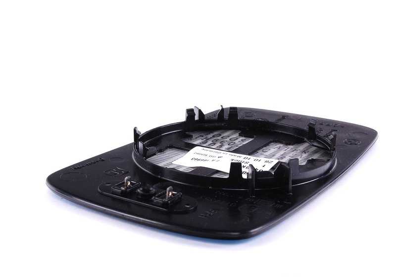 Cristal retrovisor derecho calefactable convexo OEM 51168250439 para BMW E46 y E39. Compatible con múltiples versiones de Serie 3 y Serie 5. Recambio original BMW.