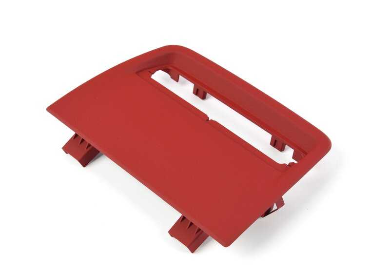 Embellecador OEM 51459271854 Système de conduite pour BMW F32, F32N, F33, F33N, F36, F36N. Couleur rouge corail. BMW d'origine.