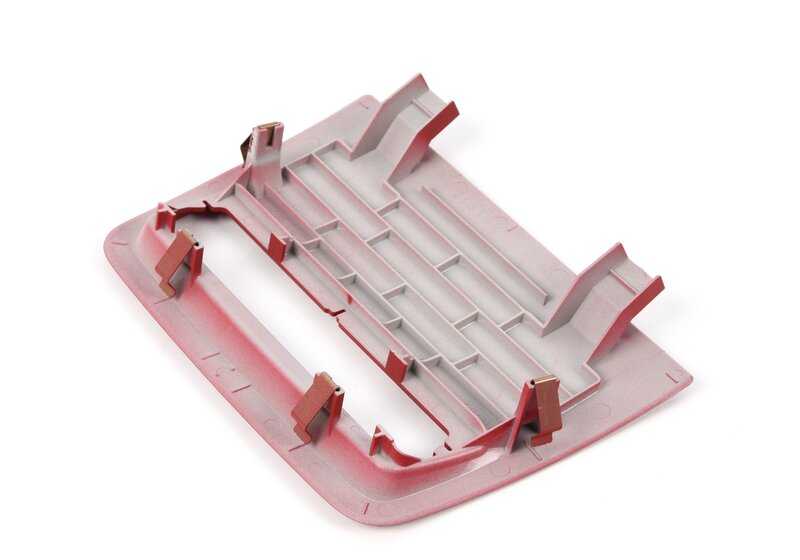 Embellecador OEM 51459271854 Système de conduite pour BMW F32, F32N, F33, F33N, F36, F36N. Couleur rouge corail. BMW d'origine.