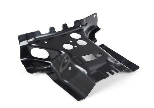 Guía lateral derecha del cortafuegos OEM 41007439342 para BMW F48 y F49. Original BMW.