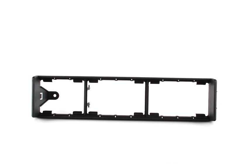 Marco embellecedor consola central OEM 51168217479 para BMW E36 316i (modelos CA11, CA12, CA21, CA22, CA71, CA72, BE11, BE12, BE21, BE22). Original BMW.