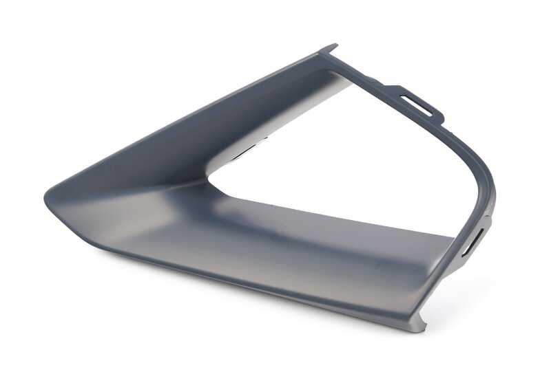 Toma de aire izquierda imprimada OEM 51119463087 para BMW F44. Original BMW.