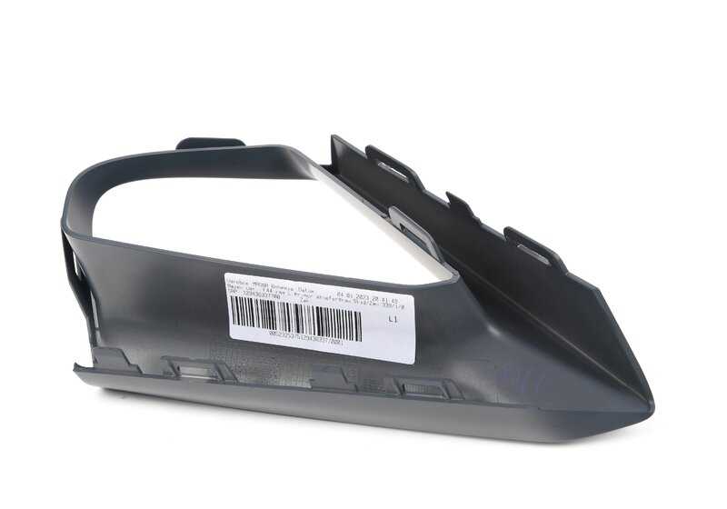 Toma de aire izquierda imprimada OEM 51119463087 para BMW F44. Original BMW.