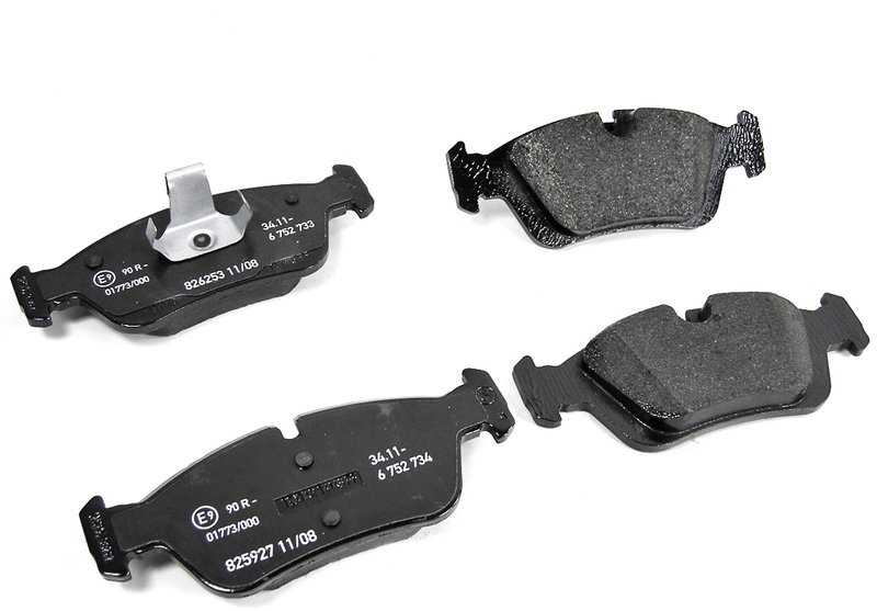 OEM brake pills set 34116761244 for BMW E36, E46, Z3, E85. Original BMW.