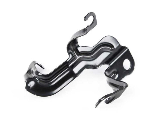 Soporte de latiguillo de freno izquierdo OEM 34526766569 para BMW E60, E61. Original BMW.