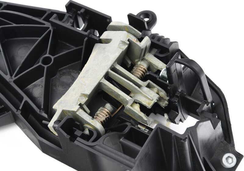 Soporte maneta exterior puerta izquierda OEM 51227199839 para BMW E90, E91. Original BMW.
