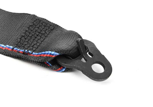 Cinturón de seguridad trasero izquierdo OEM 72118092863 para BMW F87. Original BMW.