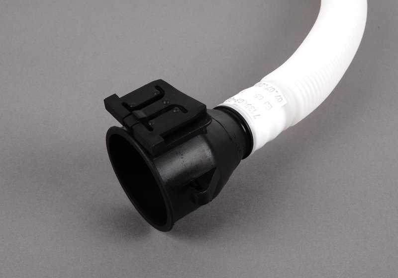 Tubo di riempimento per deposito d'acqua del vento OM 61667135409 per BMW E81, E82, E87, E88, E90, E91, E92, E93, E84. BMW originale.