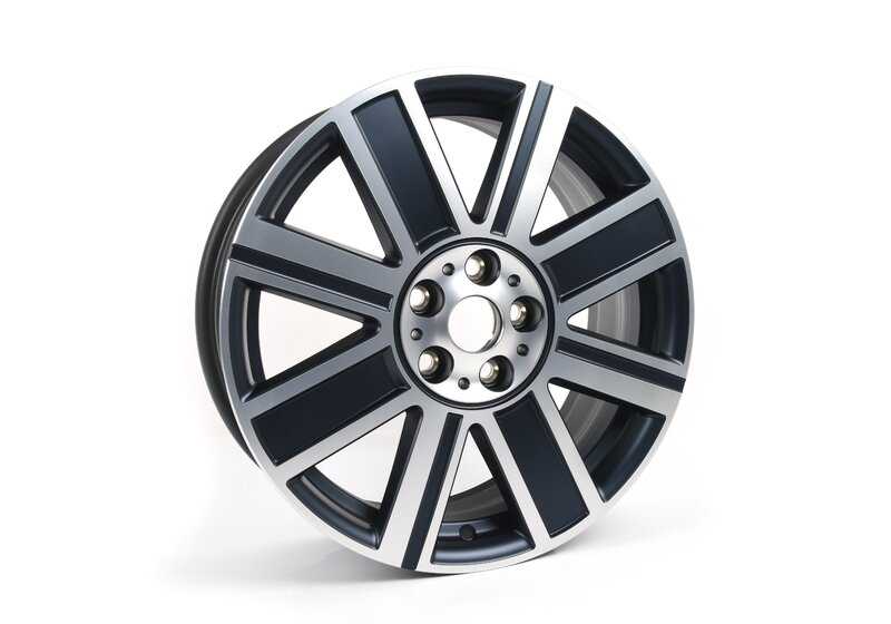 Llanta de aleación ligera negra Enigmatic 18" OEM 36116888078 para MINI F56, F55, Cabrio F57... y más. Original MINI.