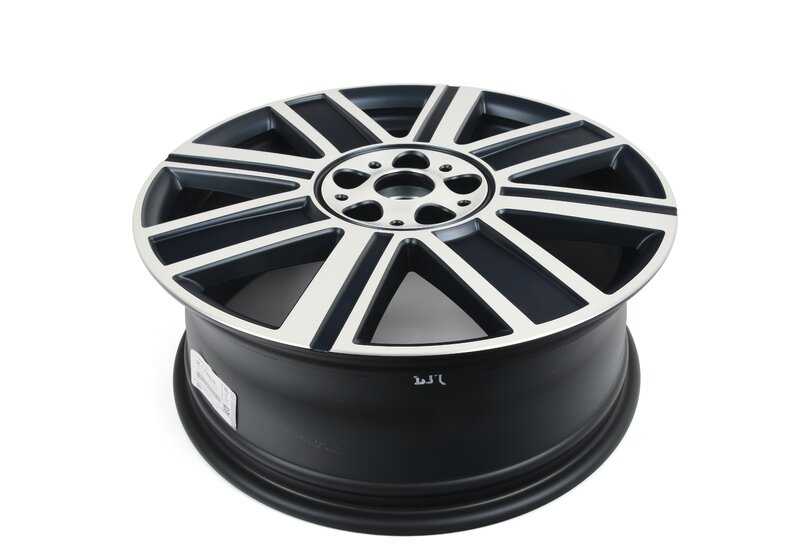 Llanta de aleación ligera negra Enigmatic 18" OEM 36116888078 para MINI F56, F55, Cabrio F57... y más. Original MINI.