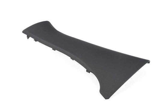 Cubierta embellecedora pilar C inferior izquierda OEM 51477369221 para BMW F16, F86. Color negro. Pieza original BMW.