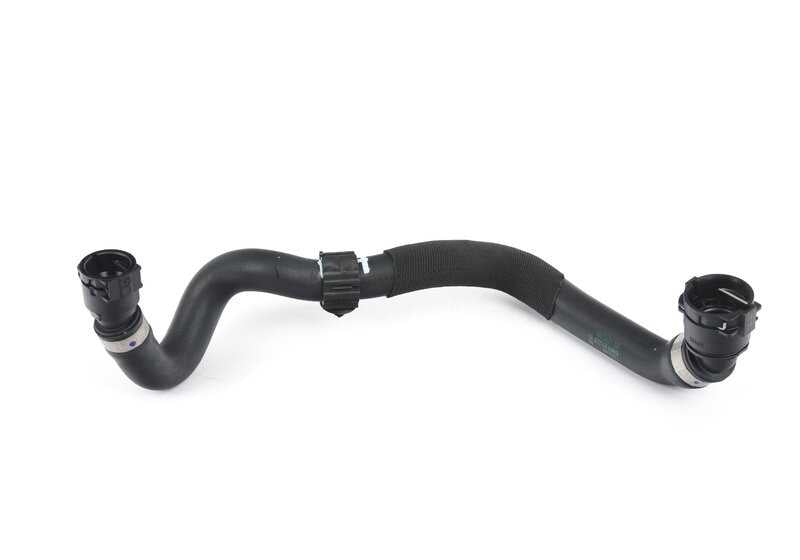 Tubo del radiador OEM 17127535549 para BMW G01, G02 (X3 M40d, M40i, xDrive30i, sDrive20i). Conector del sistema de refrigeración. Original BMW.