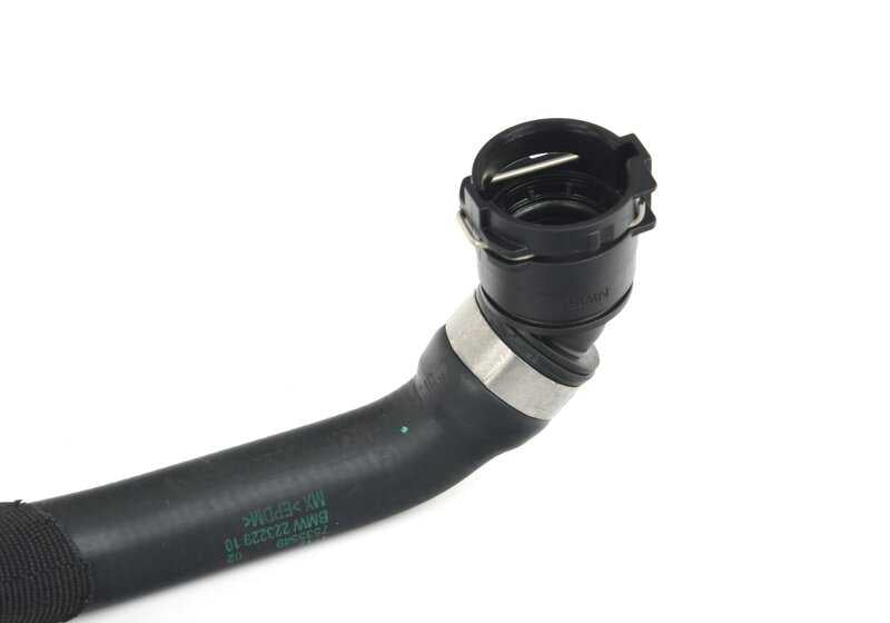 Tubo del radiador OEM 17127535549 para BMW G01, G02 (X3 M40d, M40i, xDrive30i, sDrive20i). Conector del sistema de refrigeración. Original BMW.