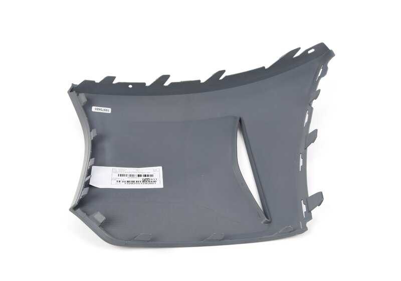 Moldura parachoques delantero derecho OEM 51115A3C864 para MINI F56 LCI, F56 BEV LCI, F55 LCI, Cabrio F57 LCI. Original MINI.