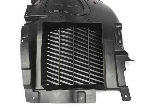 Cubierta plástica paso de rueda delantera derecha OEM 51717903884 para BMW F10 M5 (2011-2016). Original BMW.