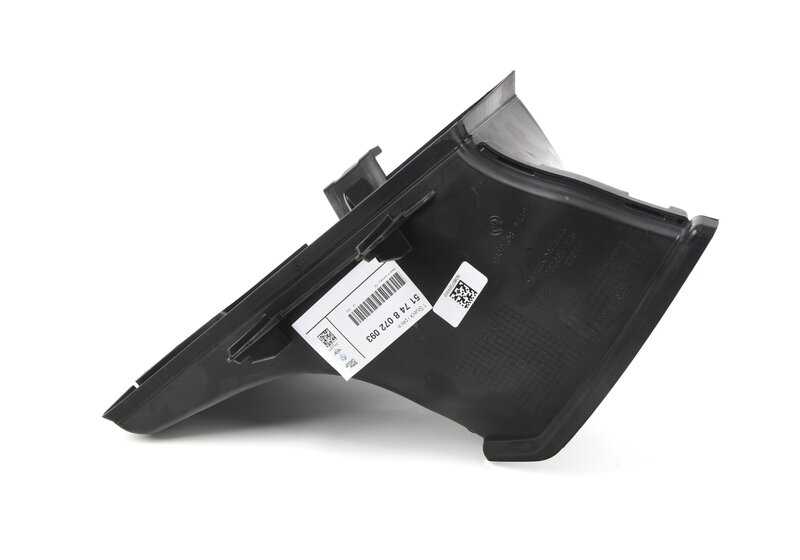 Condotta d'aria sinistra per il radiatore OEM 51748072093 per BMW G80, G80N, G81, G81N, G82, G82N, G83, G83N. BMW originale.