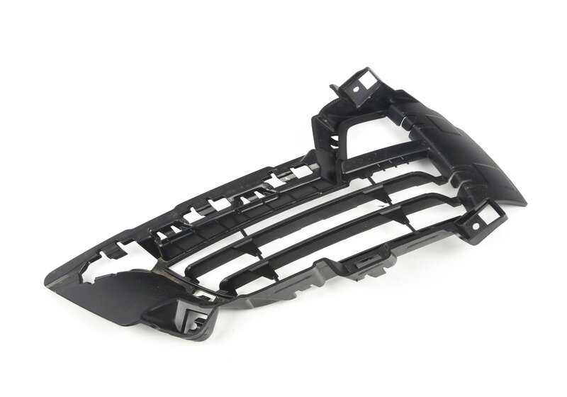 Rejilla lateral izquierda abierta negra OEM 51117303081 para BMW X5 F15. Pieza original BMW.